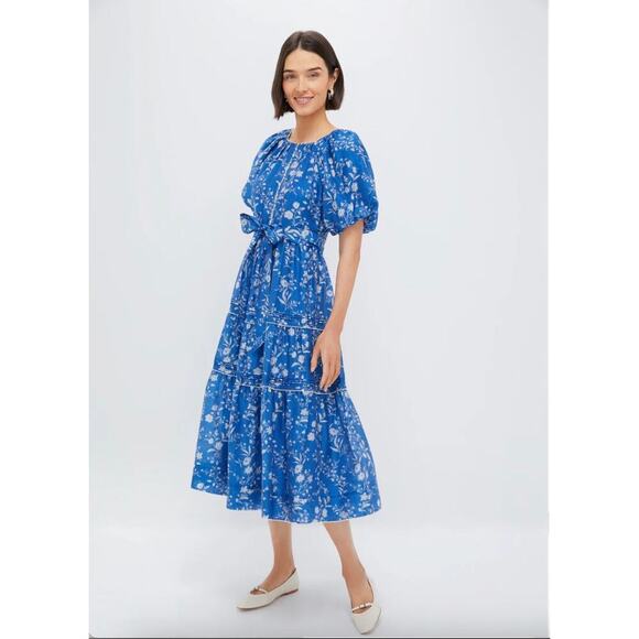 Tuckernuck  Limoges Floral Marion Maxi Dress Sz S - Picture 1 of 7